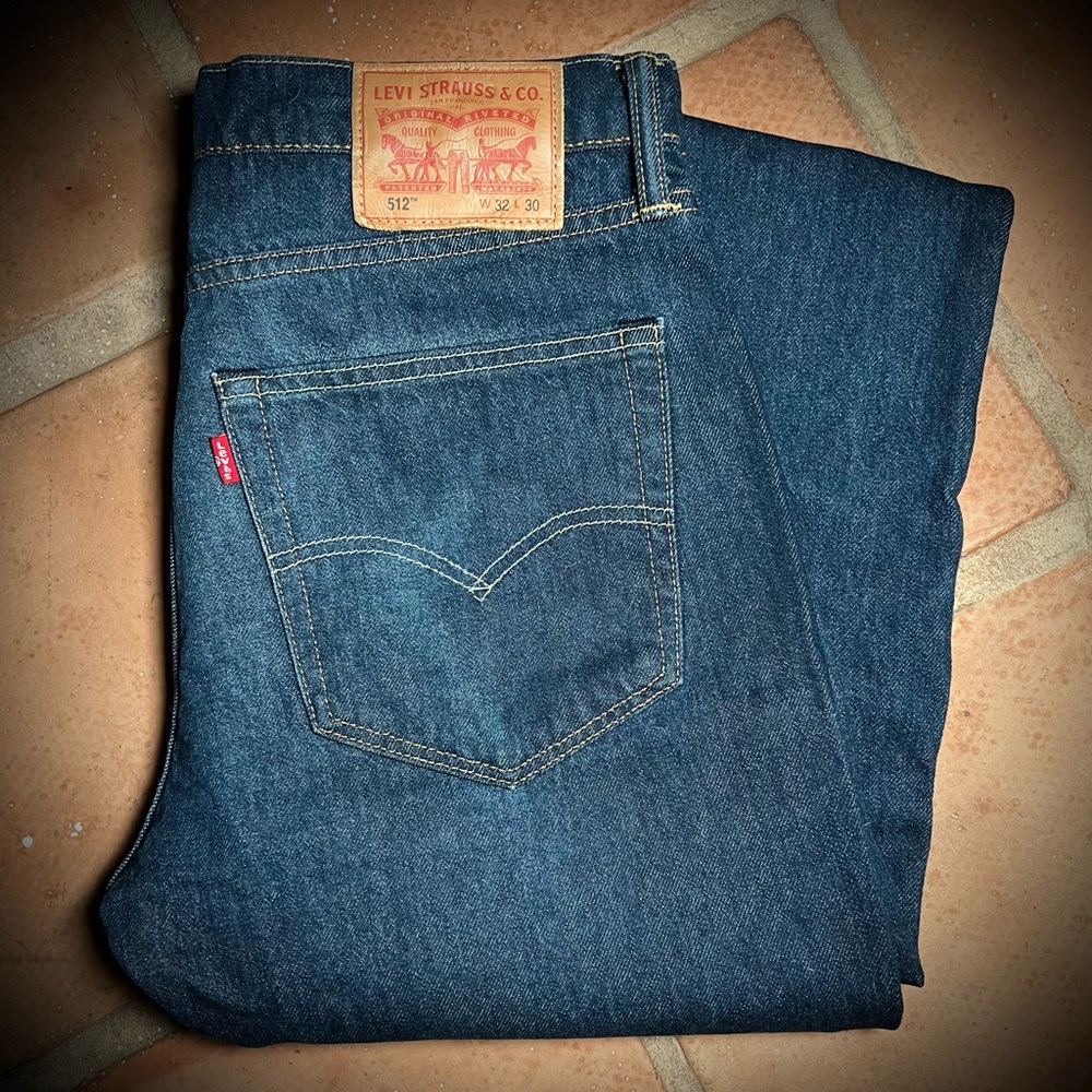 Levi's Blue Straight Jeans Classic Fit